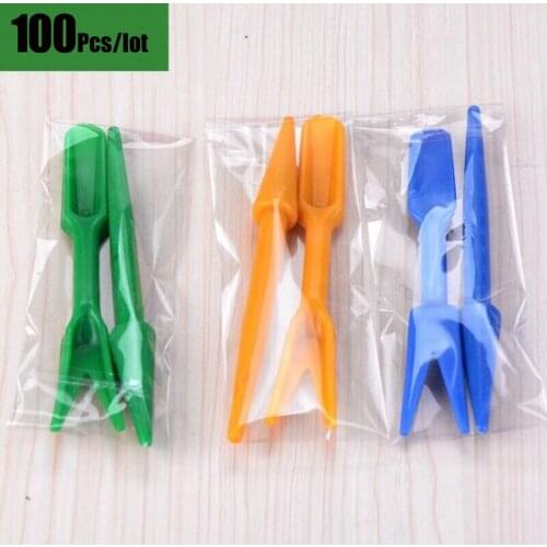 100Sets/lot Transplanting Device Planters Digging Tool Seedling Garden Nursery Trays Garden Seeder Tools Sower Planter