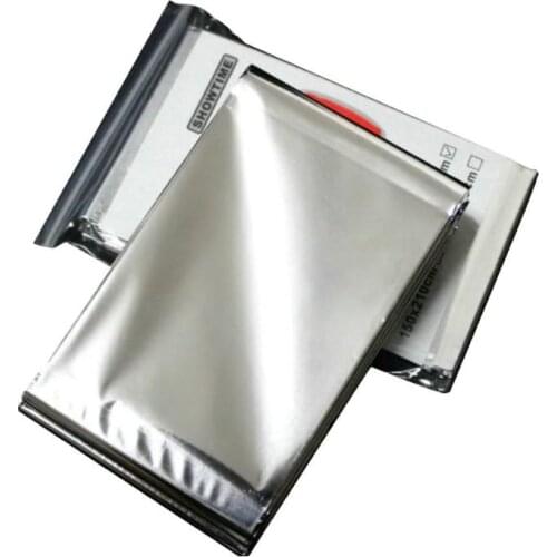 210*130CM WaterProof Foil Blanket Emergency Survival Rescue Thermal Space First Aid Kits Sliver Rescue Curtain Outdoor Thermal