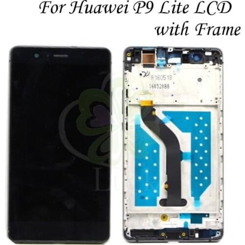 5.2" For Huawei P9 Lite LCD Display Touch Screen Digitizer Assembly For Huawei P9Lite LCD With Frame Replacement