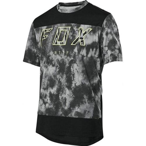 2021 Motorcycle Mountain Bike Team Downhill Jersey HTTP Fox MTB Offroad MX Bicycle Locomotive Shirt Cross Country Mountain Bike