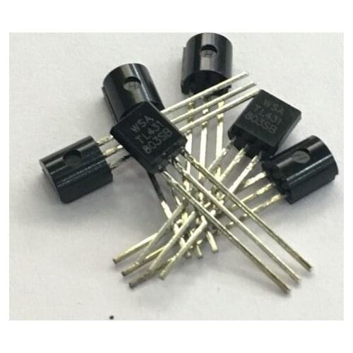 500pcs free shipping TL431A TL431 Voltage References 2.5-36V Prog Adjust TO-92 new original