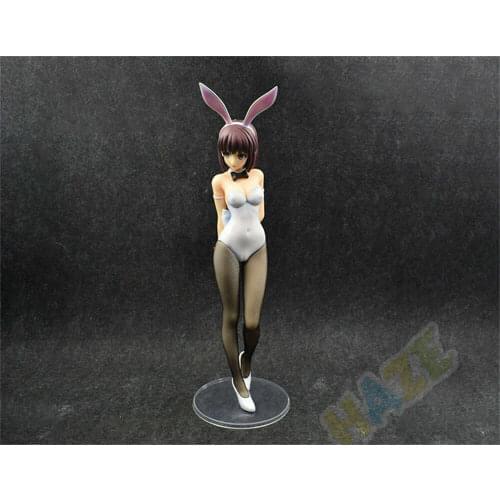 Anime How To Raise A Boring Girlfriend Megumi Kato Bunny Girl 1/4 Figure Model Toy In Box