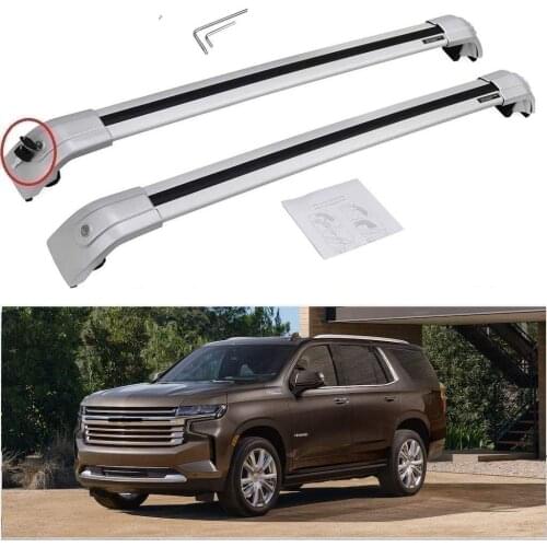 Roof Cargo Racks for Chevrolet Chevy Tahoe 2021 2022 / Cadillac Escalade 2021 roof rack Cross Bars Roof Rail lockable