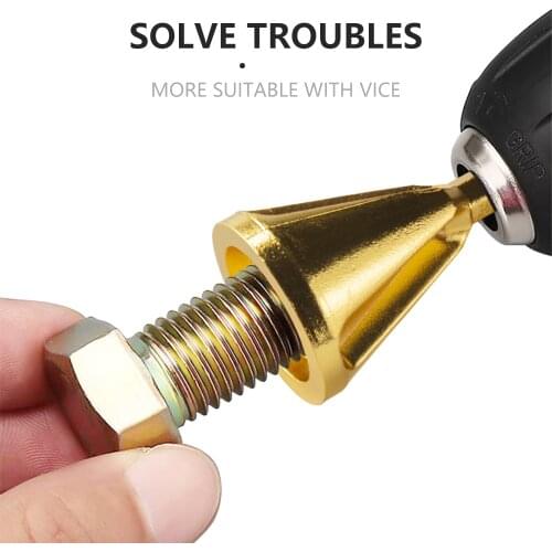 2020 Deburring External Chamfer Tool High Quality Hardness Steel Remove Burr Tools for Metal Drilling Tool Repair Damaged Bolt