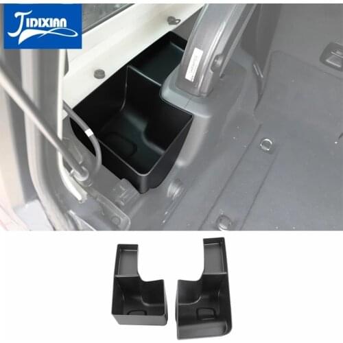 JIDIXIAN 2 PCs Stowing Tidying Car Trunk Side Storage Box Organizer for Jeep Wrangler JL 4 Door 2018 2019 2020 2021 Accessories