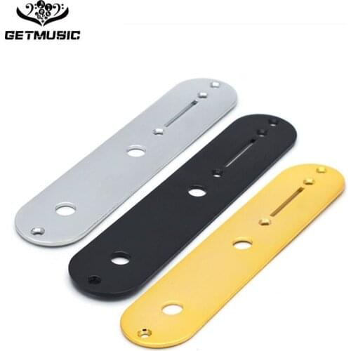 Metal Switch Control Plate for Electric Guitar Guitar Pot Wiring Cover Chrome Black & Gold for Choose