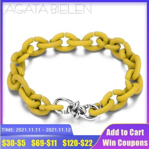 Fashion Charm Yellow Hard Rubber X Bracelets Top quality Lucky Bead Bracelet For Women Men European Unisex Jewelry
