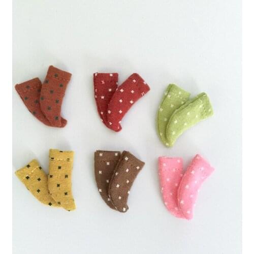 New 16cm BJD Ob11 Doll Clothes Socks Short Socks 1/12 Doll House GSC Obitsiu 11 Universal Accessory Kawaii DIY Gifts