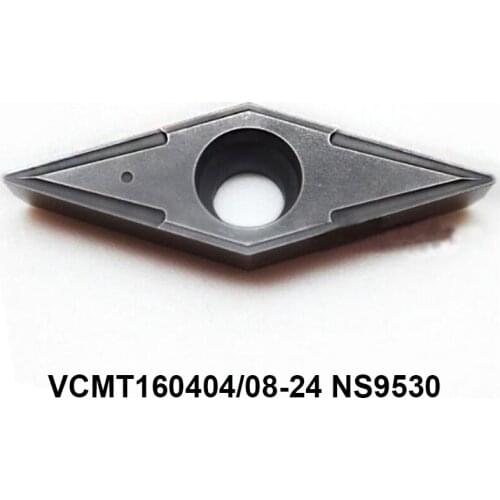 Original VCMT160404-24 VCMT160408-24 NS9530 VCMT 160404 160408 Carbide Inserts Lathe Tools Cutter CNC