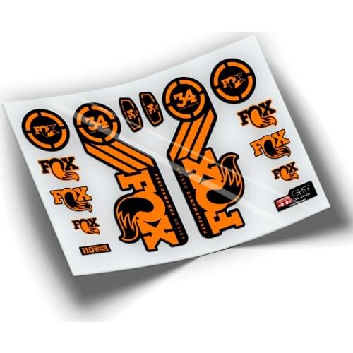 Pegatinas hairpin clip FOX 34 2016 WP57 ADESIVI