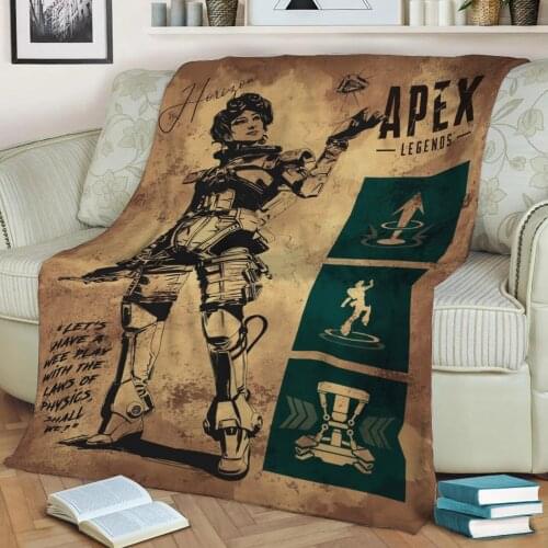 Apex Legends 3D Print Plush Blanket Throw On Sofa Home Decor Soft Warmth Washable Nap Blanket Dropshipping