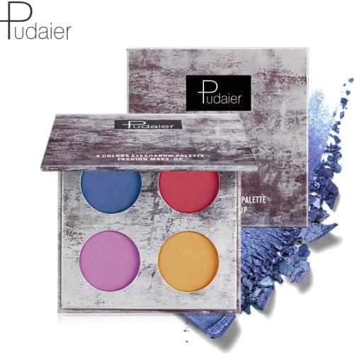 Pudaier 4color/set Eyeshadow Pallete Splash Ink Series Eye Shadow Makeup Portable Full Professional Makeup Pallete Cosmetics