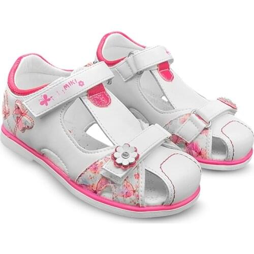 Super Quality 1 pair girl Genuine Leather Sandals For Orthopedic for arch support Children shoes girl sandals, Kids shoes