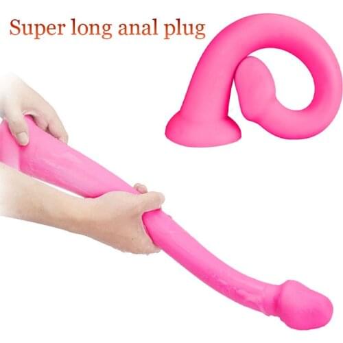 Sexy Huge Anal Plugs Super Long Dildo Male Prostate Massager Big Butt Plug G spot Masturbator Large penis Sex Toys for Men Woman