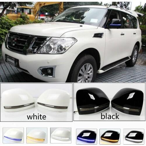 LED For Nissan Patrol Y62 2012-2019 modified rearview mirror housing LED turn signal conversion special