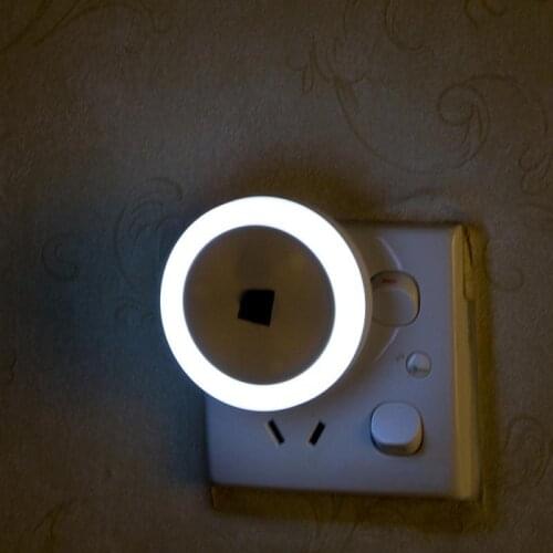 LED Night Light Small Light Sensor Control 110V 220V US Plug Nightlight Lamp For Children Kids Living Room Bedroom