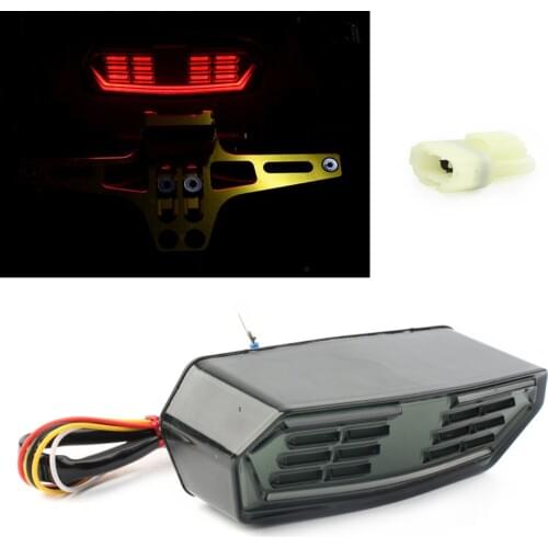 Integrated 12V Motorcycle Rear Brake LED Tail Stop Light Lamp For Honda Grom(MSX125) CB650F CBR650F CTX700 CTX700N 2014-2018