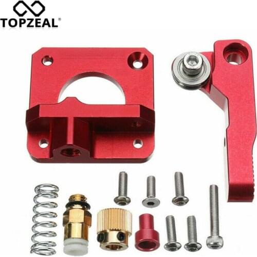 TOPZEAL Aluminum Frame MK8 Extruder Drive Feed for Creality CR-10/10S Series 3D Printer