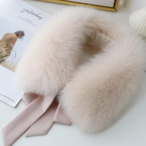 Real fox fur neck fox fur collar fur neck scarf female winter fox fur scarf fake collar