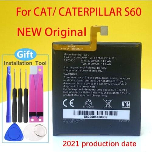 100% Original 3800mAh Battery For CAT S60 APP-12F-F57571-CGX-111 CATERPILLAR Phone High Quality Battery+Tracking Number