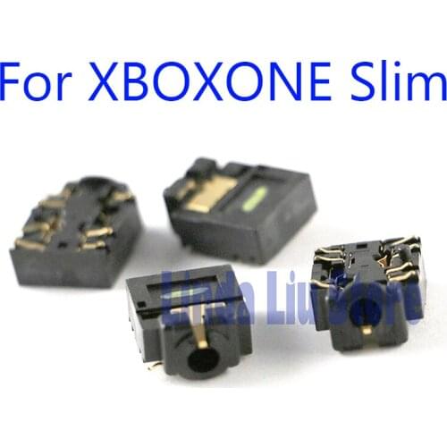 100pcs/lot 3.5mm Headset Connect Port Socket Headphone Earphone Connector Jack Plug Port for Xboxone S for Xbox one S Controller