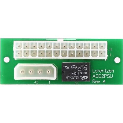 ATX 24Pin to Molex 4Pin Multiple Power Supply Adapter Run Multiple PC Computer PSU Together for BTC Miner Mining Rig