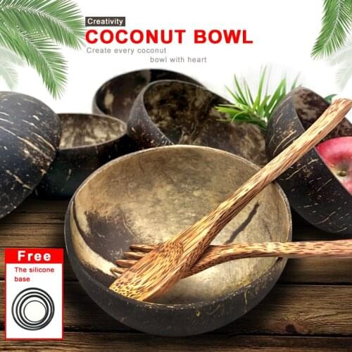 Coconut Bowl Creative Matching Set Ice Cream Dessert Snacks Coconut Bowl Kitchen Decoration