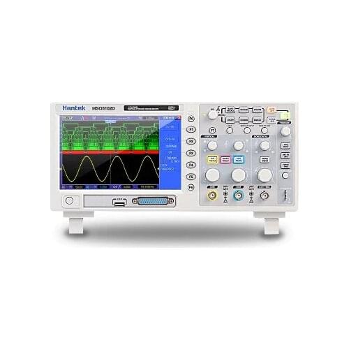 Hantek MSO5202D LCD Digital Mixed Signal Oscilloscope USB Host 200MHz Bandwidth 1M Record Length