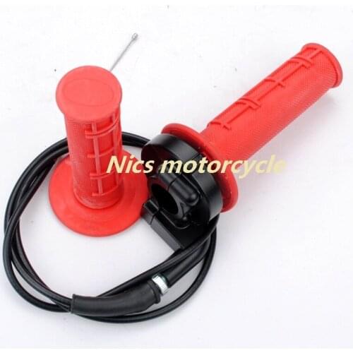 Color Twist Throttle Housing Hand Grip+ 905mm Cable 110cc 125cc PIT PRO Quad Dirt PIT Bike ATV