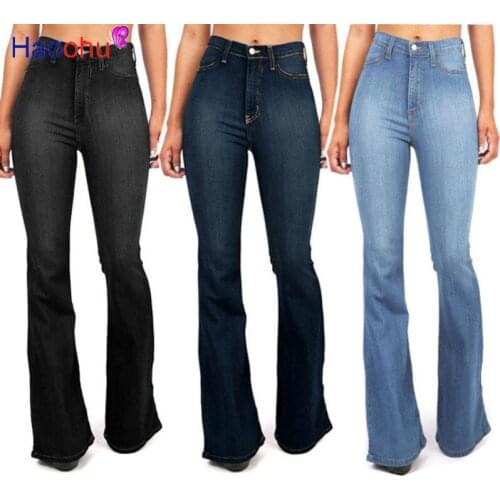 HAOOHU Women's Straight Jeans