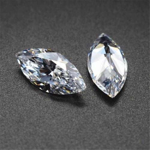 Grade AAA Cubic Zirconia Marquise Cut Gemstone Faceted Cubic Zirconia Multiple Sizes to Choose C09Z