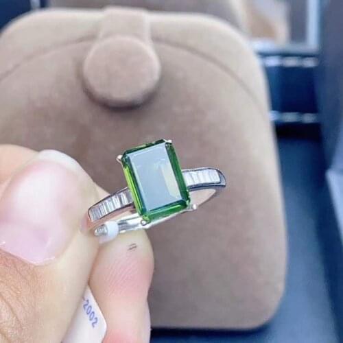 Natural real blue Flower sapphire ring 925 sterling silver Fine handworked jewelry Finger rings