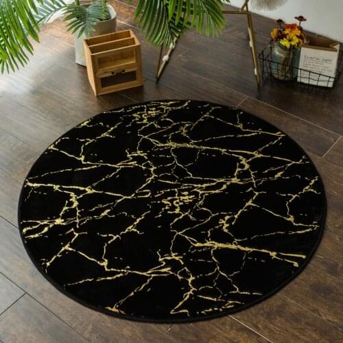 Round Soft Girls Room Rug Fluffy Area Rug for Living room Nursery Home Decor Floor Carpet Non Slip Carpet Washable Floor Rug Mat