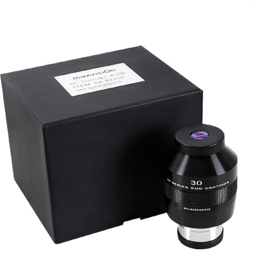 Maxvision 82 Degrees 30mm 2 Inches 50.8mm Metal Parfocal Eyepiece Astronomical Telescope Accessories EMD Coated