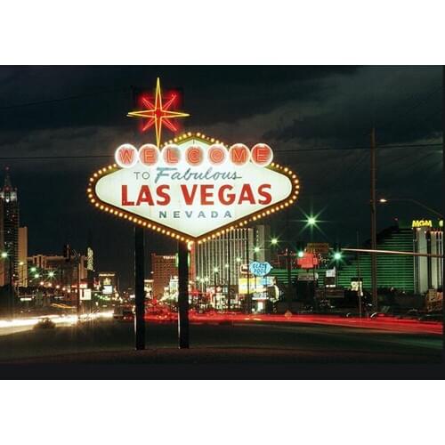 Full Diamond Painting Las Vegas Beatiful City New Pattern Diamond Embroidery Handmade Crafts Rhinestone Wall Decoration FG1408