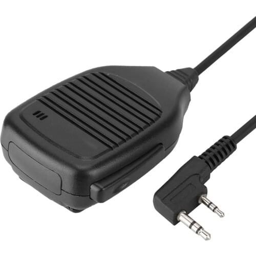 Handheld Walkie Talkie Microphone Speaker Mic for Baofeng Two Way Ham Radio PTT