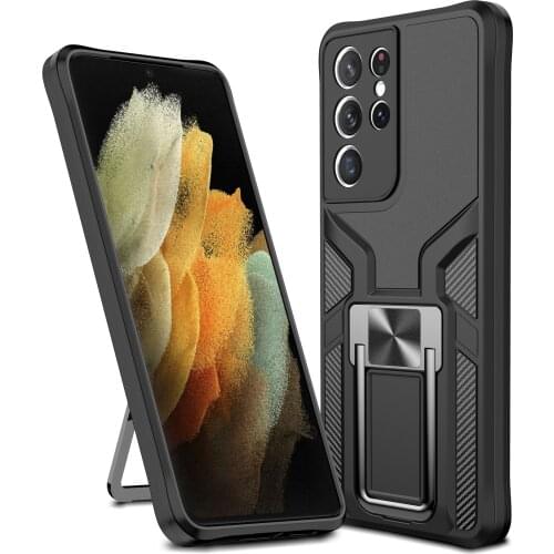 Shockproof Armor Phone Case For Samsung Galaxy S21 Ultra Note 20 S21 Plus S20 Camera Protector Cover Car Holder Magnetic Case