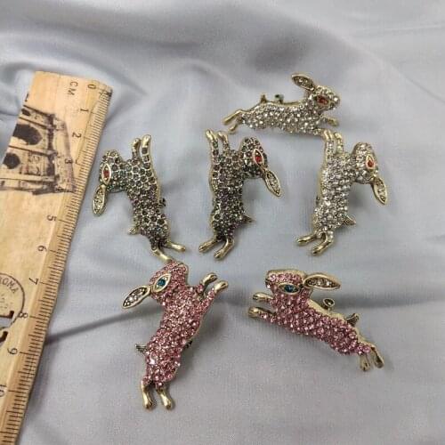 States with Qingdao jewelry earring fashion people modern high-grade glass marking studs earrings female rabbit D98