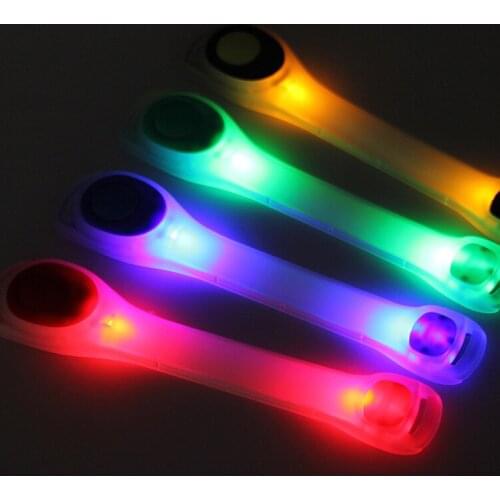 Running LED Reflective Light Safety Belt Arm Strap Band Bicycle CyclingArmband Light Sports Safety Sportswear Accessories