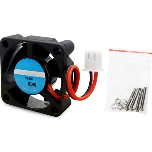 Raspberry PI Fan, Active Cooling Fan for Customized Acrylic Case / 5V plug-in and play / Support raspberry pi model B Plus B