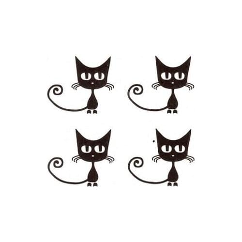 Waterproof Temporary Tattoo Sticker 10.5*6cm cat tattoo for girl kids child women tatto stickers flash tatoo fake tattoos