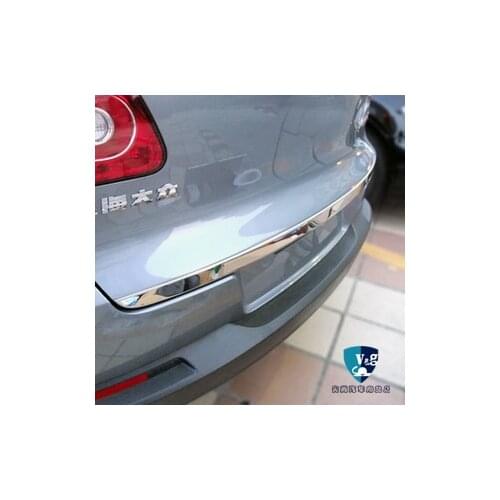 Tailgate Rear Door Bottom Cover Molding Trim Stainless Steel back door trim car Accessories for Skoda Yeti 2014-2017