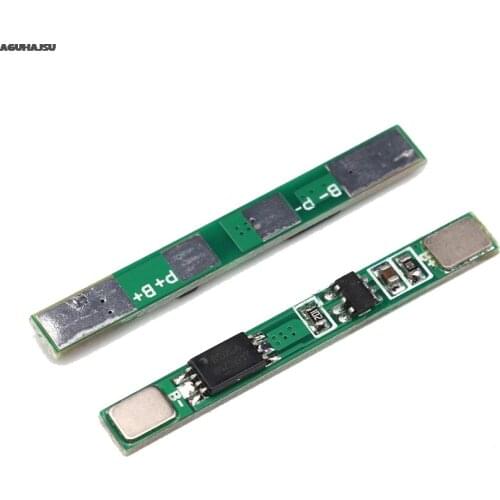 1S 3.7V 3A li-ion BMS PCM battery protection board pcm for 18650 lithium ion li battery