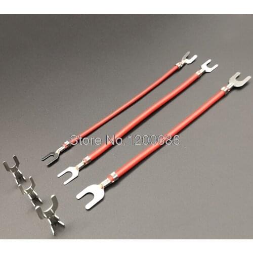 10CM U type Y 1.25 3.2 4.2 5.2 6.2 Ring Insulated Wire Connector Electrical Crimp Terminal Cable Wire harness