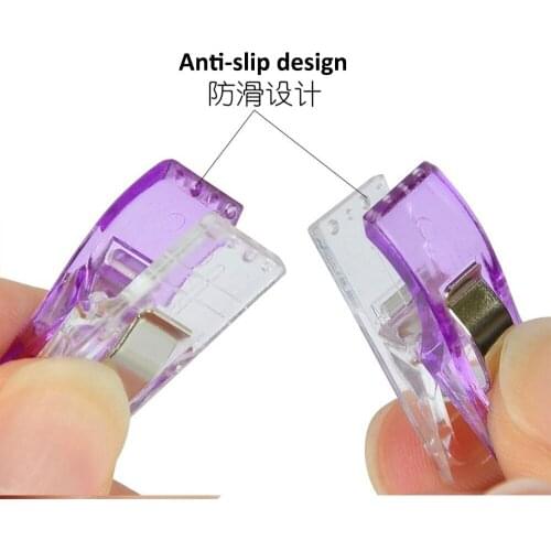 100PCS/PACK Multicolor Plastic Clips Hemming Sewing Tools Sewing Accessories Sewing DIY Crafts