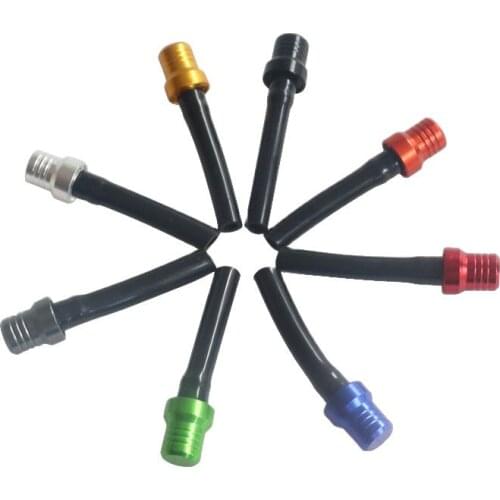2pcs Motorcycle Fuel Cap Motorcycle Gas Pit Dirt Bike Fuel Petrol Tank Cap Breather Pipe Hose Valve Vent Breather Tube Pipe