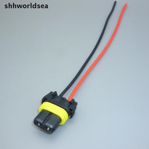 Shhworldsea 9006 HB4 Adapter Wiring Harness Wire For Headlights Fog Lights DRL 9006 Bulb socket Car Lamp holder Auto connector