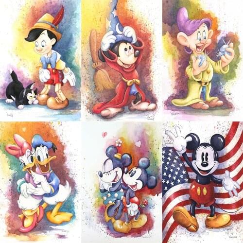 Diamond Painting Disney Cartoon Princess Fairy Tale Animal Mouse Embroidery 5D DIY Square Round Photo Cross Stitch Mosaic Home