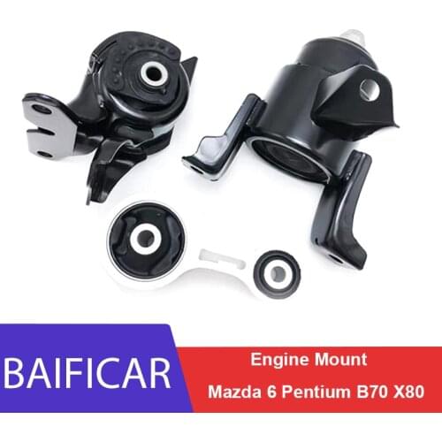 Baificar Brand New 3PCS/Set Left Right Rear Engine Mount Rubber Bracket For Mazda 6 M6 Pentium B70 X80