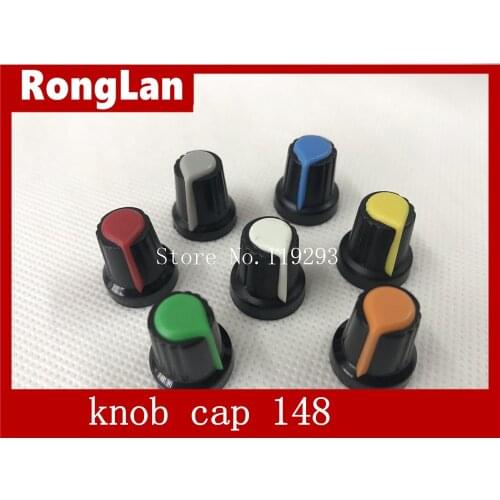 [BELLA]Hearts heart color knob potentiometer knob cap 148 amp adjustment knob--100PCS/LOT